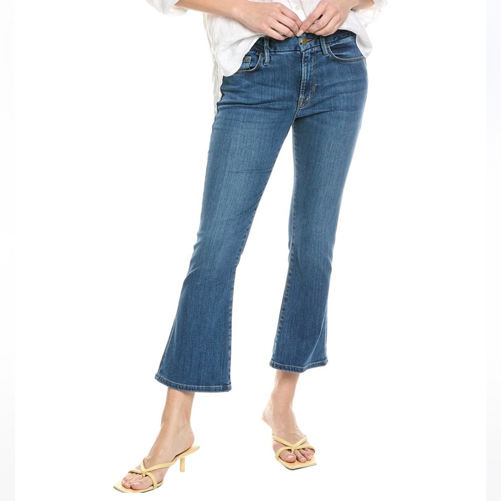 FRAME Denim Size 26 Le Crop Poe Mini Boot Jean